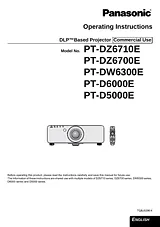 Panasonic PT-DZ6710E Manual De Usuario