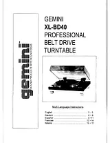 Gemini XL-BD40 Manuale Utente
