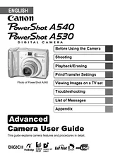 Canon PowerShot A530 Manuel D’Utilisation
