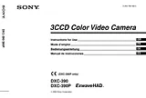 Sony DXC-390P User Manual