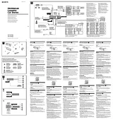 Sony XR-CA410 Installation Guide