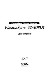 NEC 42/50PD1 User Manual