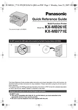 Panasonic KXMB771E Operating Guide