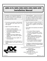 American Dryer Corp. ADG-220 Manual Do Utilizador