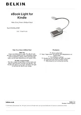 Belkin eBook Light for Kindle F5L076CWWHT-F Prospecto