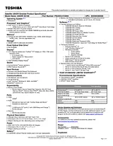 Toshiba U845W-S4170 PSU5XU-00R004 User Manual