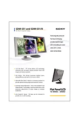 Sony SDM-S51 Guia De Especificaciones