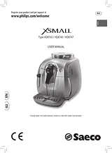 Saeco Super-automatic espresso machine HD8745/18 HD8745/18 User Manual