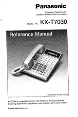 Panasonic kx-t7030 Manual De Usuario