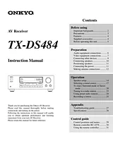 ONKYO TX-DS484 User Manual