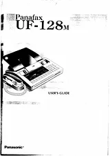Panasonic uf-128m Справочник Пользователя