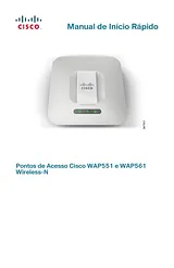 Cisco Cisco WAP551 Wireless-N Single Radio Selectable Band Access Point Guía Del Usuario