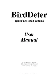 BirdDeter Pty. Ltd. BIRDDETER-245 Manual De Usuario
