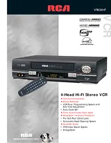 RCA vr639hf Specification Guide