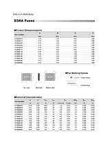 Eska PTC fuse Current I(H) 0.75 A 13.2 V (L x W x H) 4.73 x 0.61 x 3.41 mm LP-MSM075F 1 pc(s) LP-MSM075F データシート