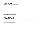 Denon DN-C640 Manuel D’Utilisation