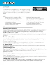 Sony DSX-M50BT Guia De Especificação