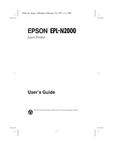Epson EPL-N2000 Manuel D’Utilisation