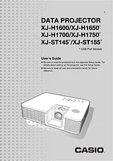Casio XJH1600 User Manual