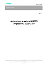 Digitus HDMI Automatic switch DS-44302 User Manual