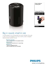 Philips Portable speaker SBA3005 SBA3005/00 Leaflet