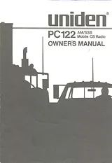 Uniden PC122AM/SSB 用户手册