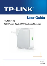 TP-LINK WiFi Pocket Router/AP/TV Adapter/repeater ユーザーズマニュアル