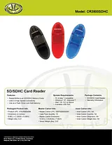 Gear Head Digital SD/SDHC Card Reader CR3500SDHC 产品宣传页
