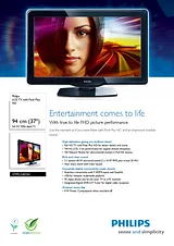 Philips LCD TV 37PFL5405H 37PFL5405H/05 产品宣传页