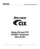 Toshiba CTX IPT/DKT Справочник Пользователя