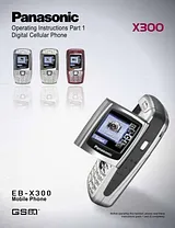 Panasonic EB-X300 Operating Guide