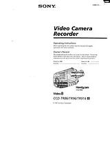 Sony CCD-TR916 사용자 가이드