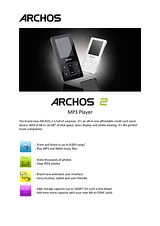 Archos 16GB Archos 2 501267 Справочник Пользователя