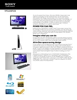 Sony VPCL232FX/B 产品宣传页