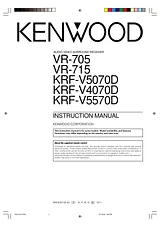 Kenwood KRF-V5570D Manual Do Utilizador