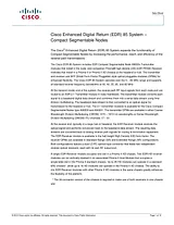 Cisco Cisco Compact GaN EGC Segmentable Node A90201 데이터 시트