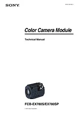 Sony FCB-EX780S Manual Do Utilizador
