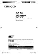 Kenwood KDC152 ユーザーズマニュアル