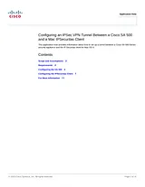 Cisco Cisco SA520 Security Appliance 기술 참조