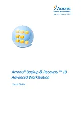 Acronis Backup & Recovery 10 Advanced Workstation TIDLBPDES5 Manuel D’Utilisation