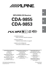 Alpine CDA-9853 Mode D'Emploi