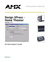 AMX design xpress home theater v1.3 Guida Utente