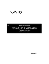 Sony VGN-A170 User Manual