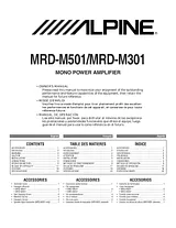 Alpine MRD-M301 Справочник Пользователя