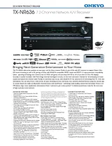 ONKYO TX-NR636 TX-NR636B 产品宣传页