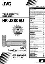 JVC HR-J880EU Справочник Пользователя
