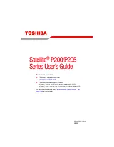 Toshiba P200 User Manual