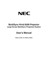 NEC XL-6500 Manual Do Utilizador