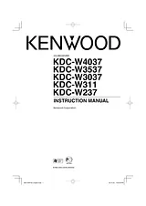 Kenwood KDC-W237 Manual Do Utilizador