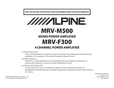 Alpine MRV-M500 Manual Do Proprietário